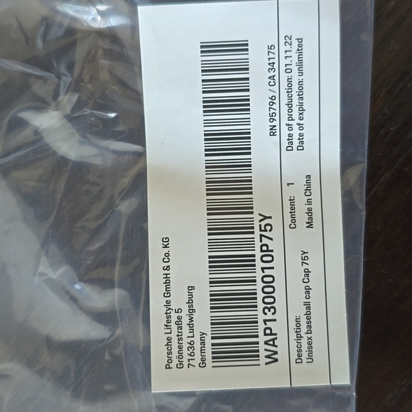 NWT PORSCHE Five-Panel 75 Years Anniversary Unisex Cap - Picture 7 of 7